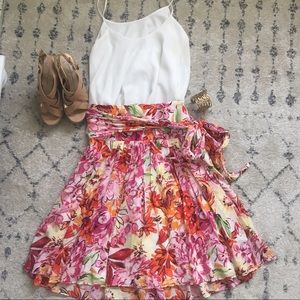 Zara Basic Floral Skirt